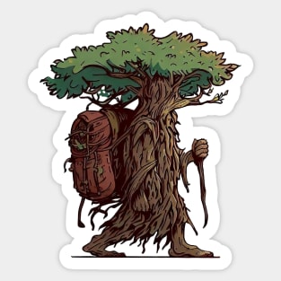 Shepherd of trees ent traveler Sticker